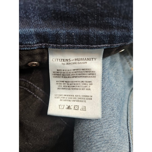 Citizens of Humanity Emmanuelle Slim Boot Jeans 29 Dark Wash Mid Rise Designer - Picture 9 of 10